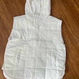 Amazon Women's Ivory Hooded Vest